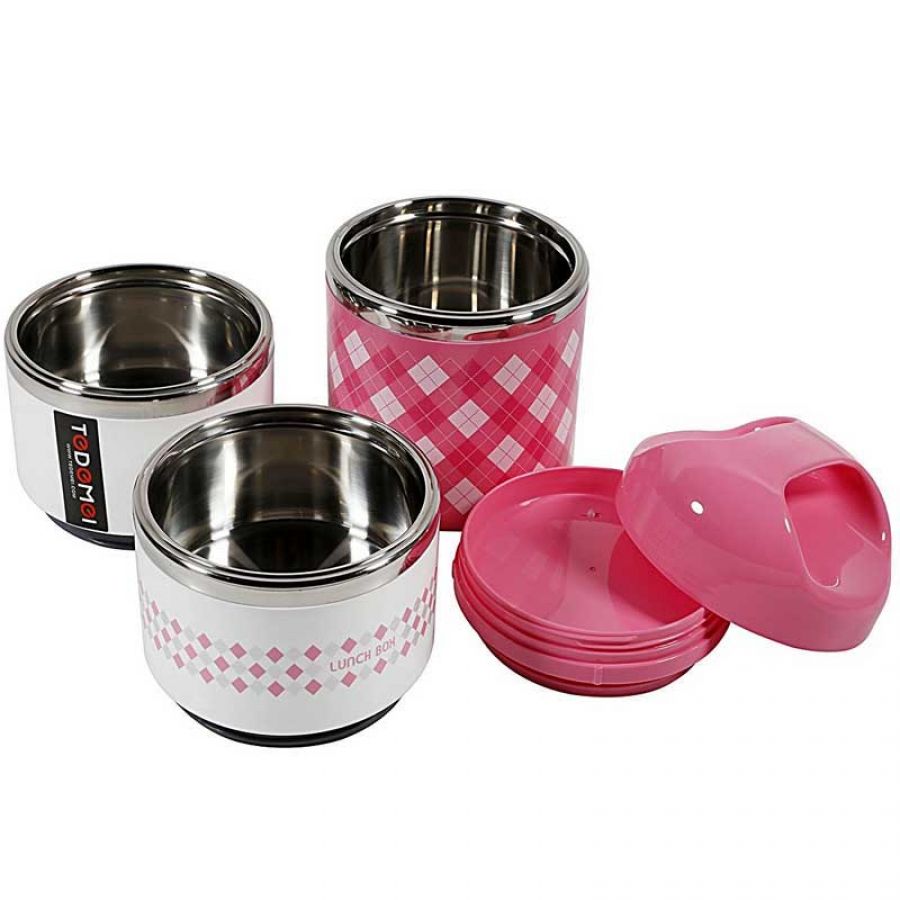 Tedemei Premium Three Layer Green Lunch Box
